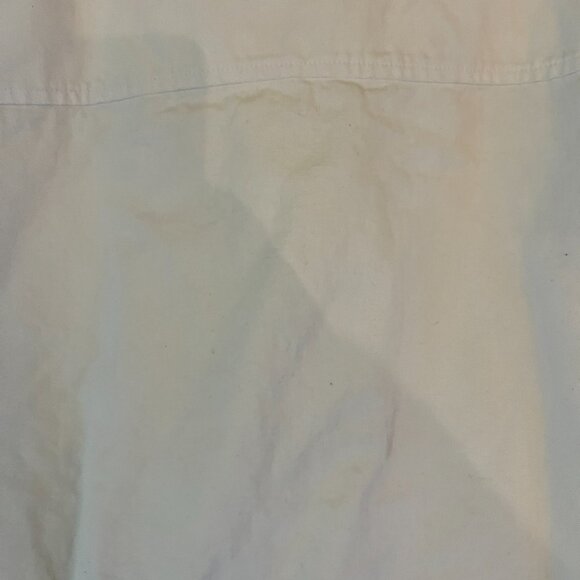 Sarah Bentley Embroidered Floral Shirt Jacket Women’s White Button Size M Vtg‎ - Picture 6 of 7